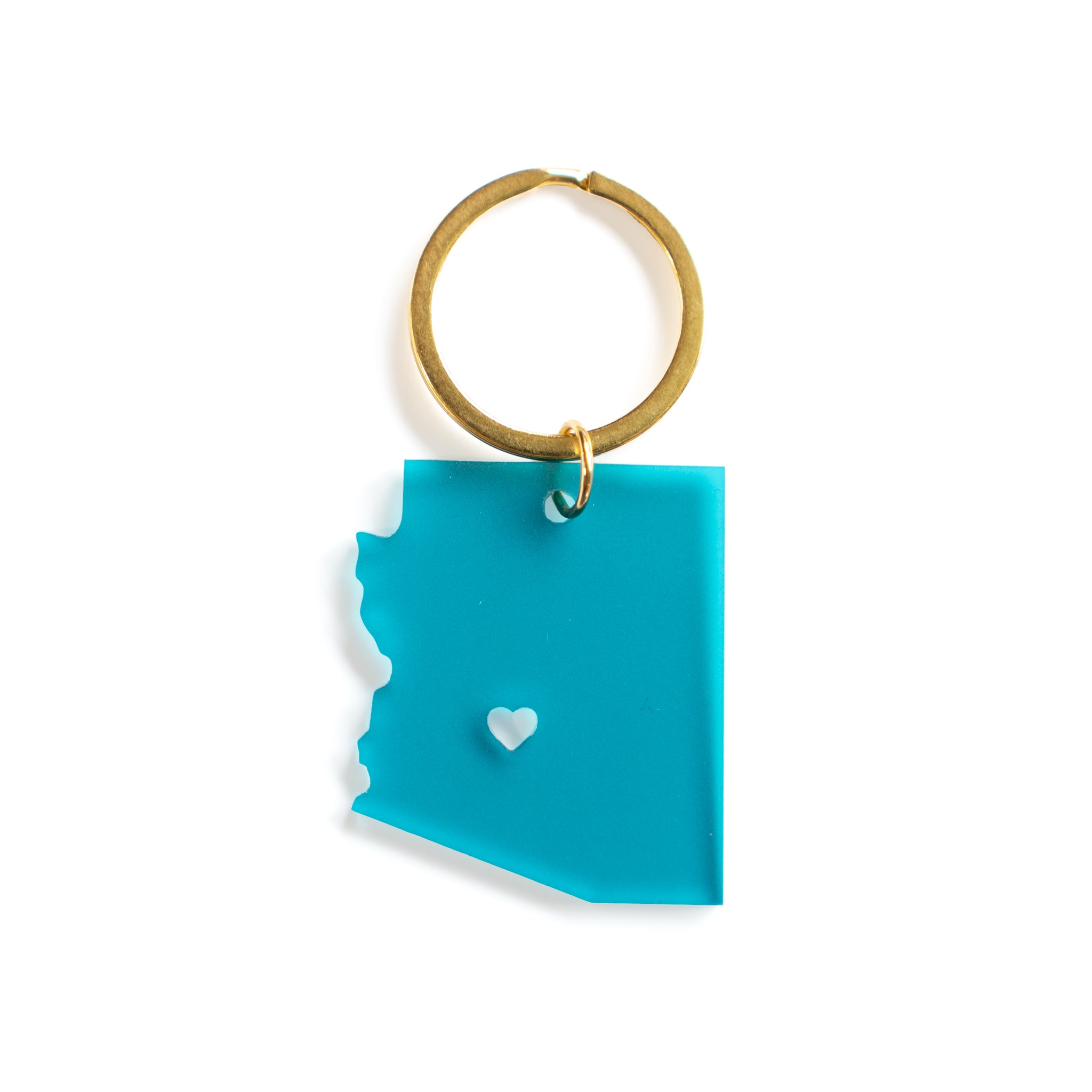 A-Z Resin and Acrylic Keyring with Clip