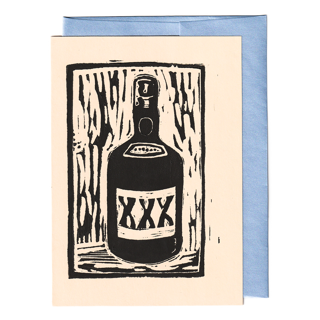 XXX liquor bottle print card – MADE Art Boutique