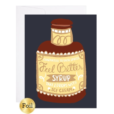 Feel Better Syrup Card