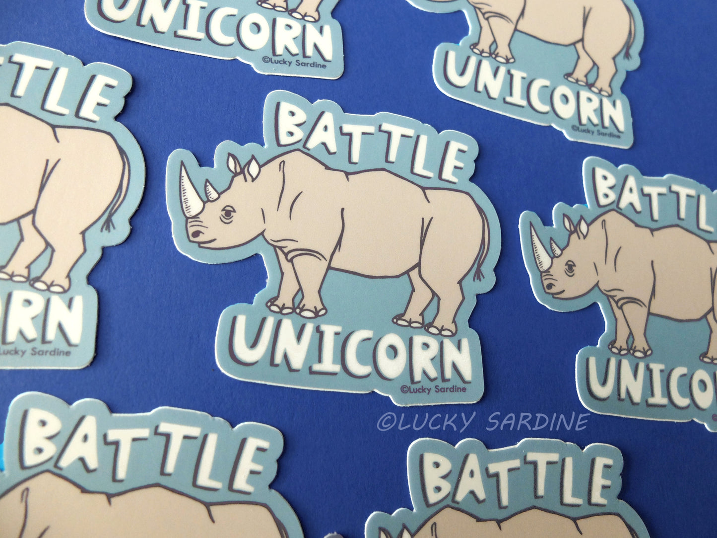 Battle Unicorn Sticker