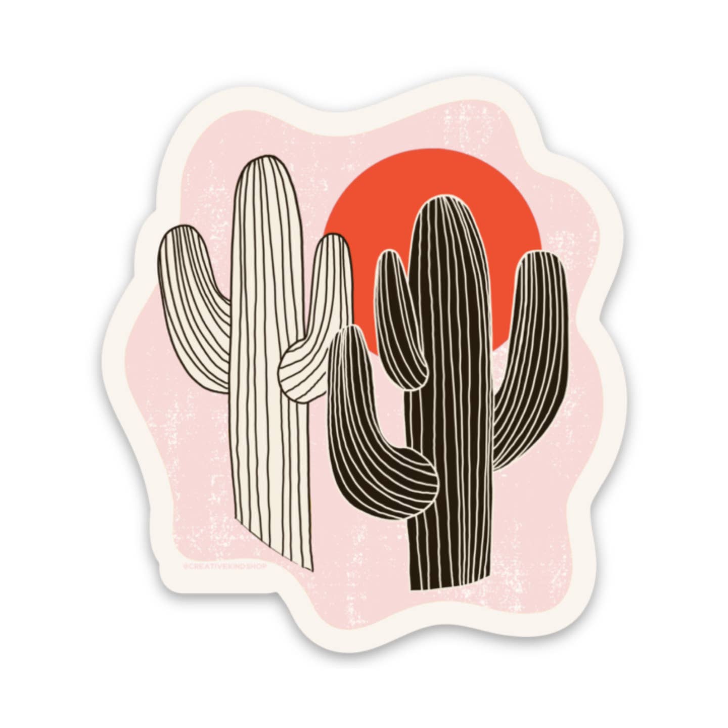 Saguaro Silhouettes Vinyl Sticker