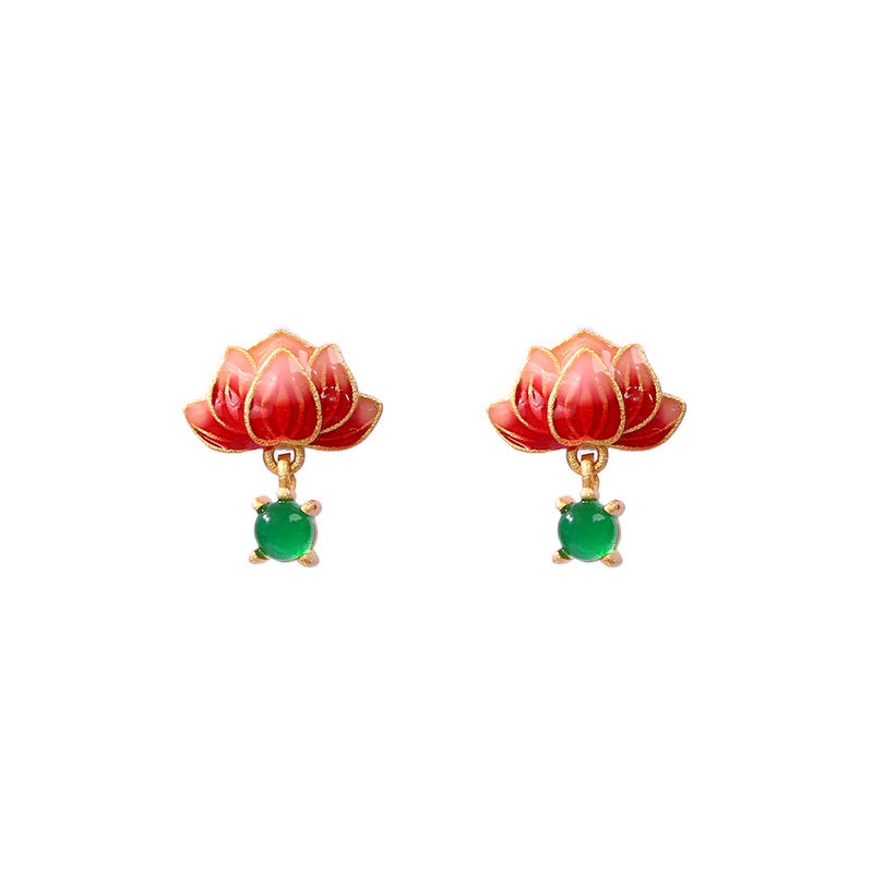 Lotus Blossom Earrings