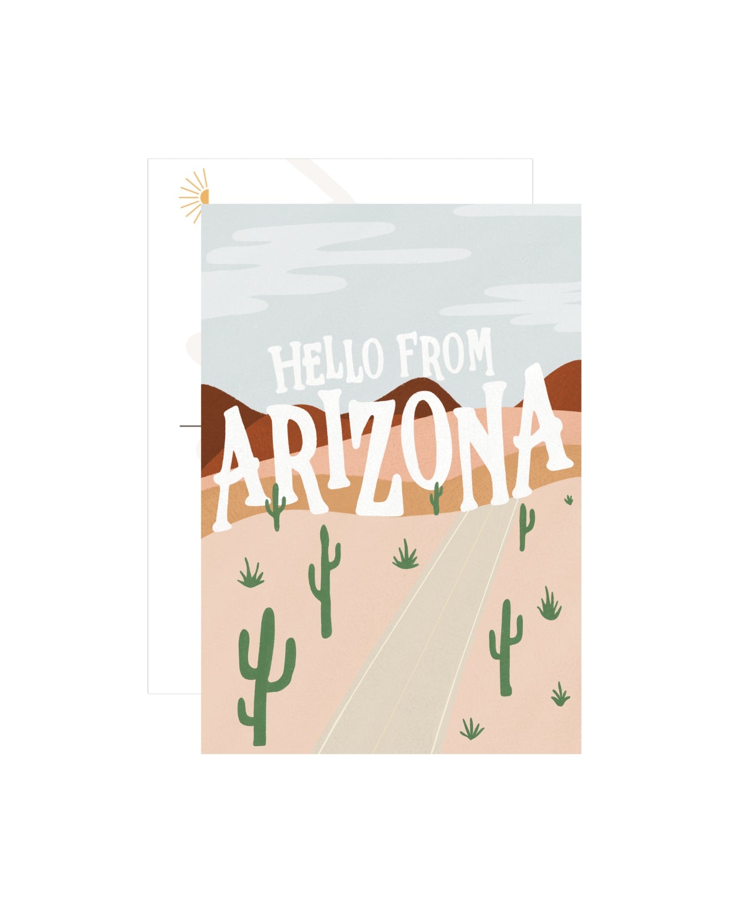 Hello from Arizona Postcard