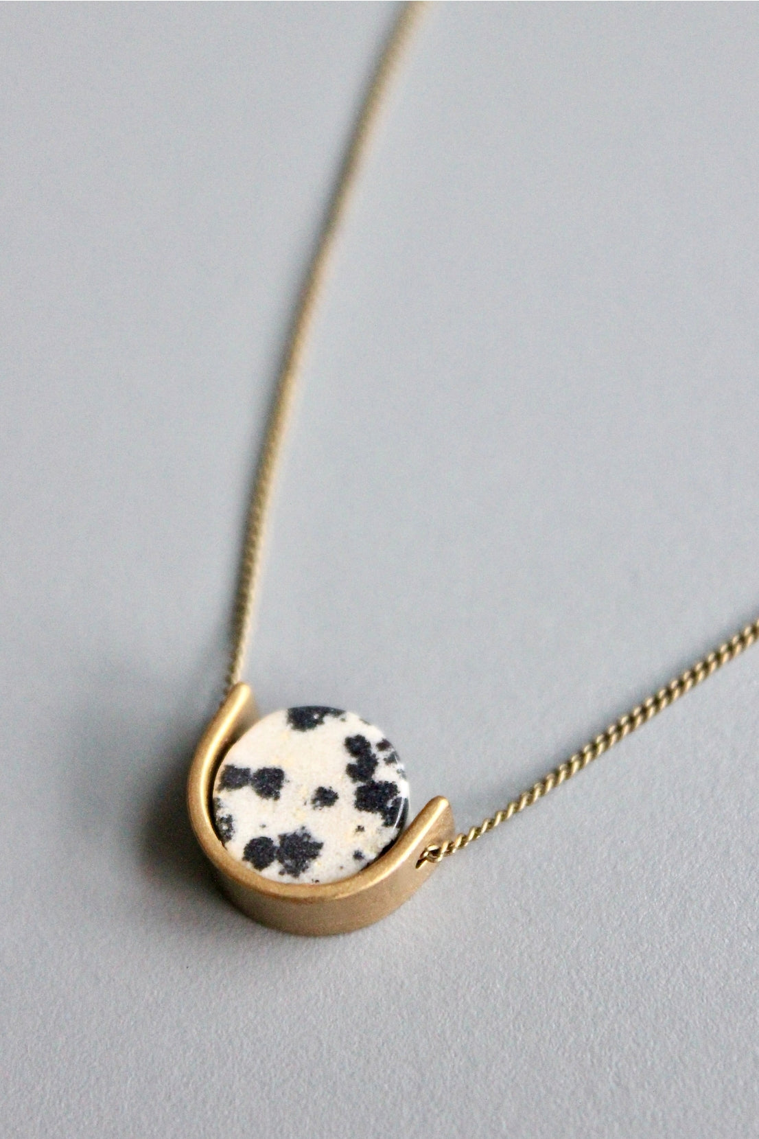 Mini Dalmatian Pendant Necklace