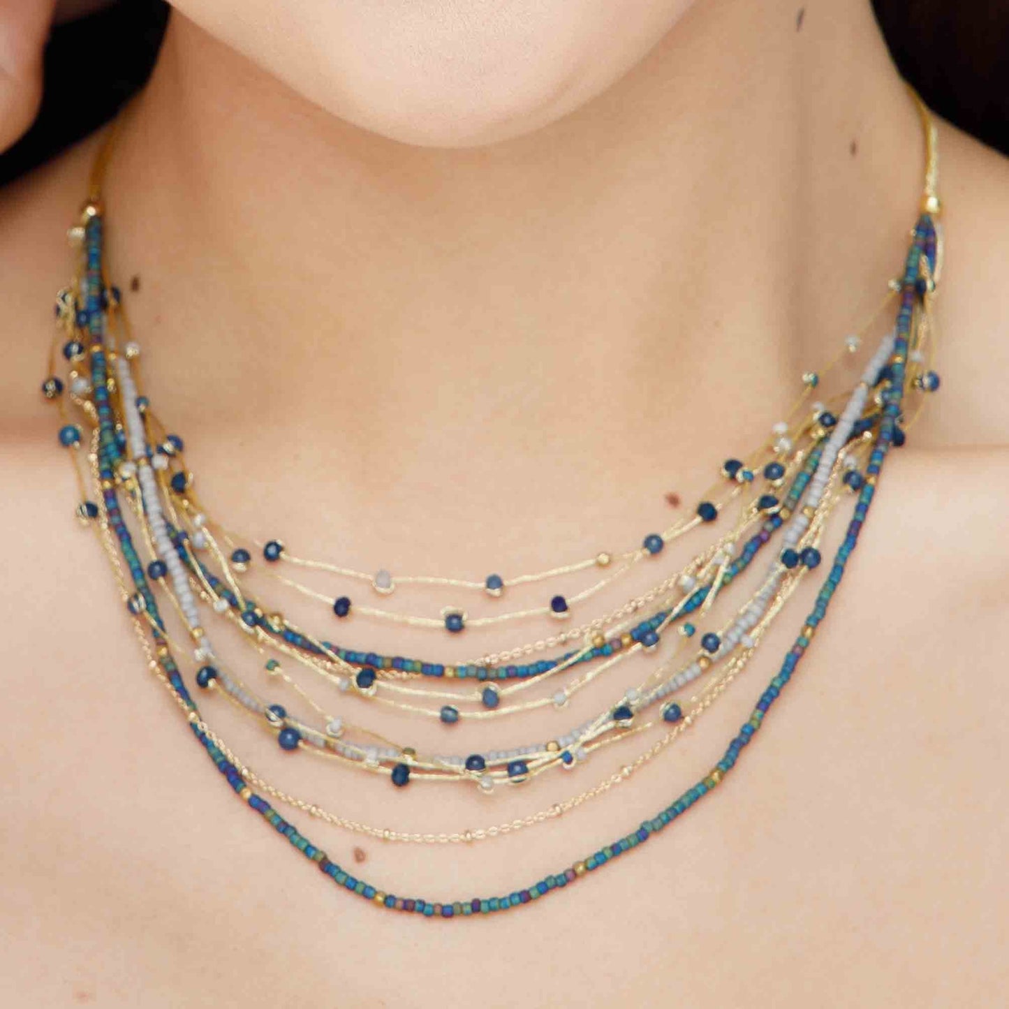 Lina Multistrand Necklace