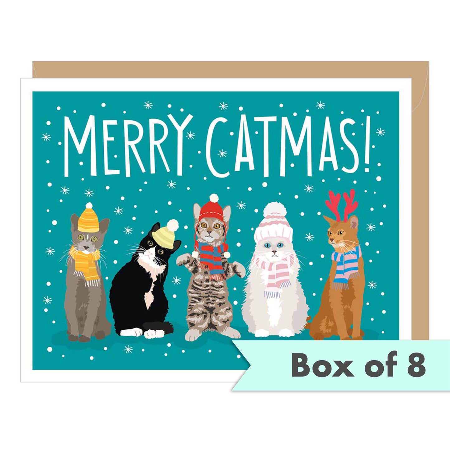 Merry Catmas Holiday Card