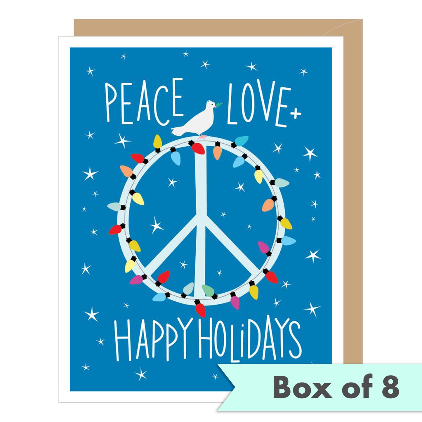 Peace Sign Holiday Card