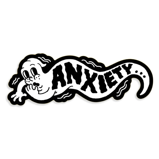 Anxiety Ghost Sticker