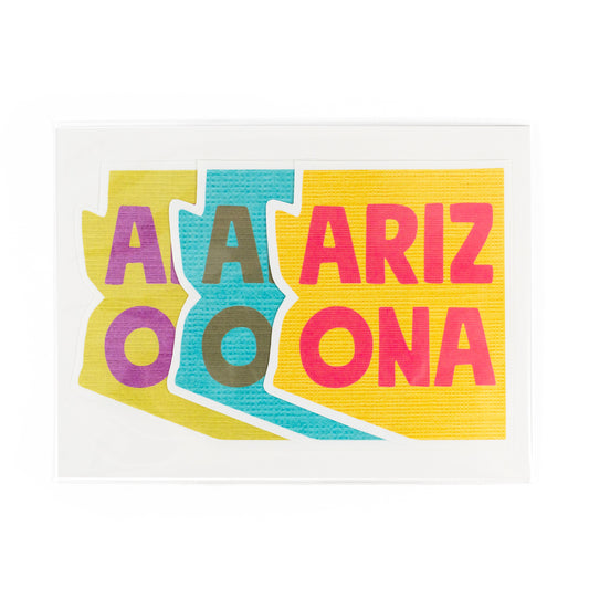 Arizona State Custom Design Sticker 3 Pack