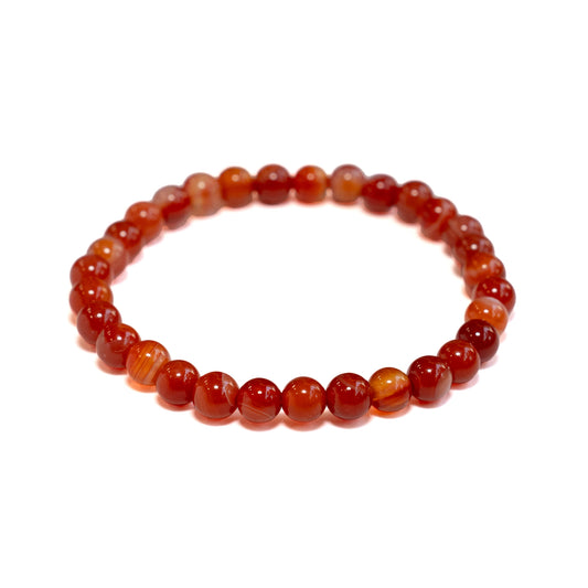 Carnelian 6mm Bracelet