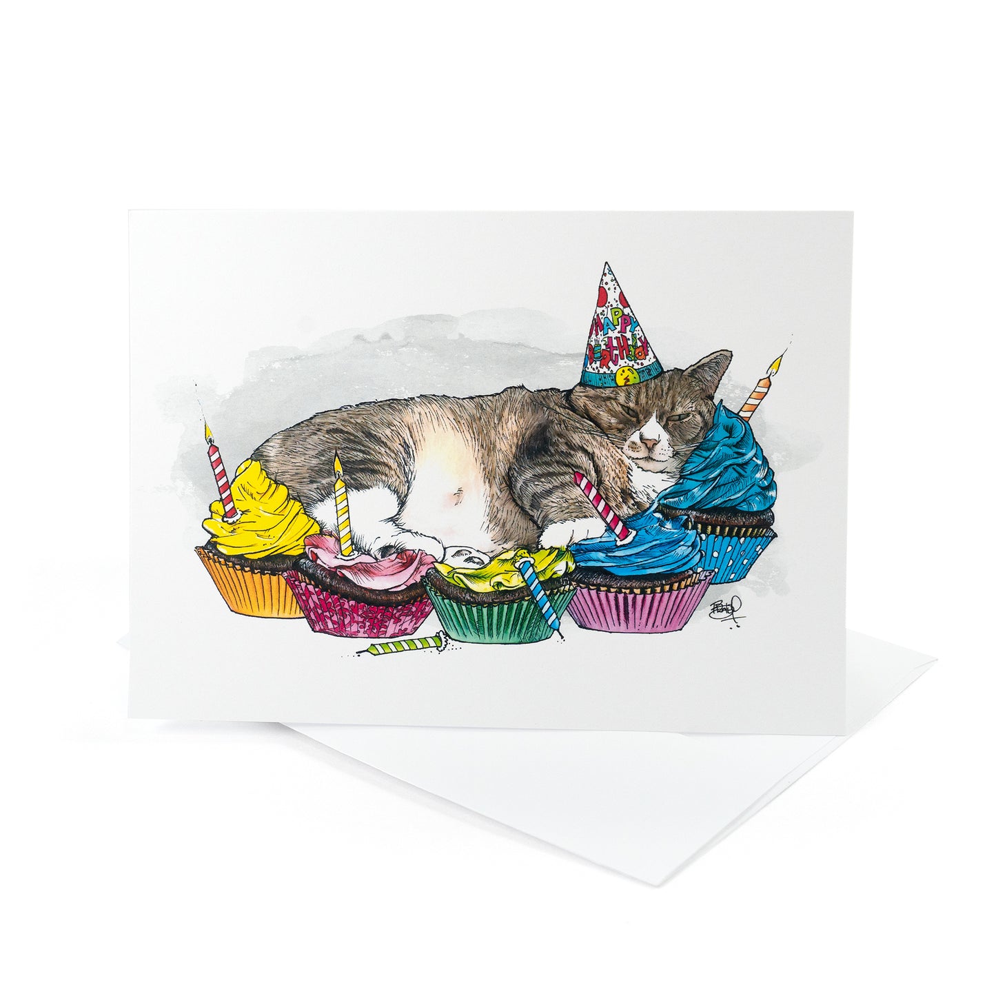 Cupcake Catnap Card