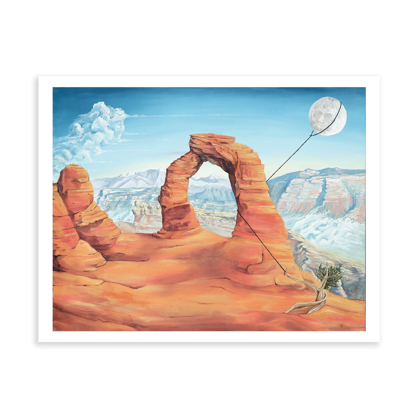 Delicately I Hold the Moon, Giclée Print