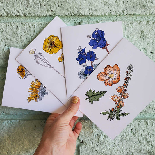 Desert Flower Card Pack