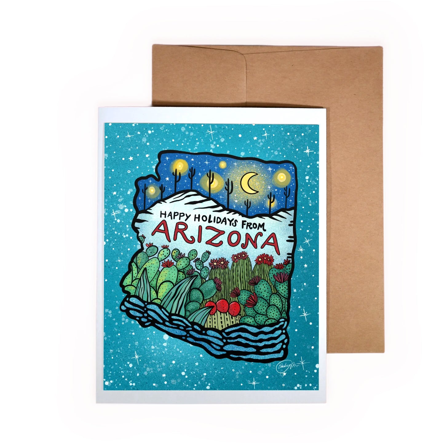 Happy Holidays, Arizona Card