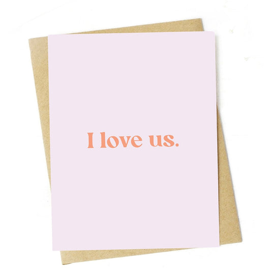 I Love Us Card