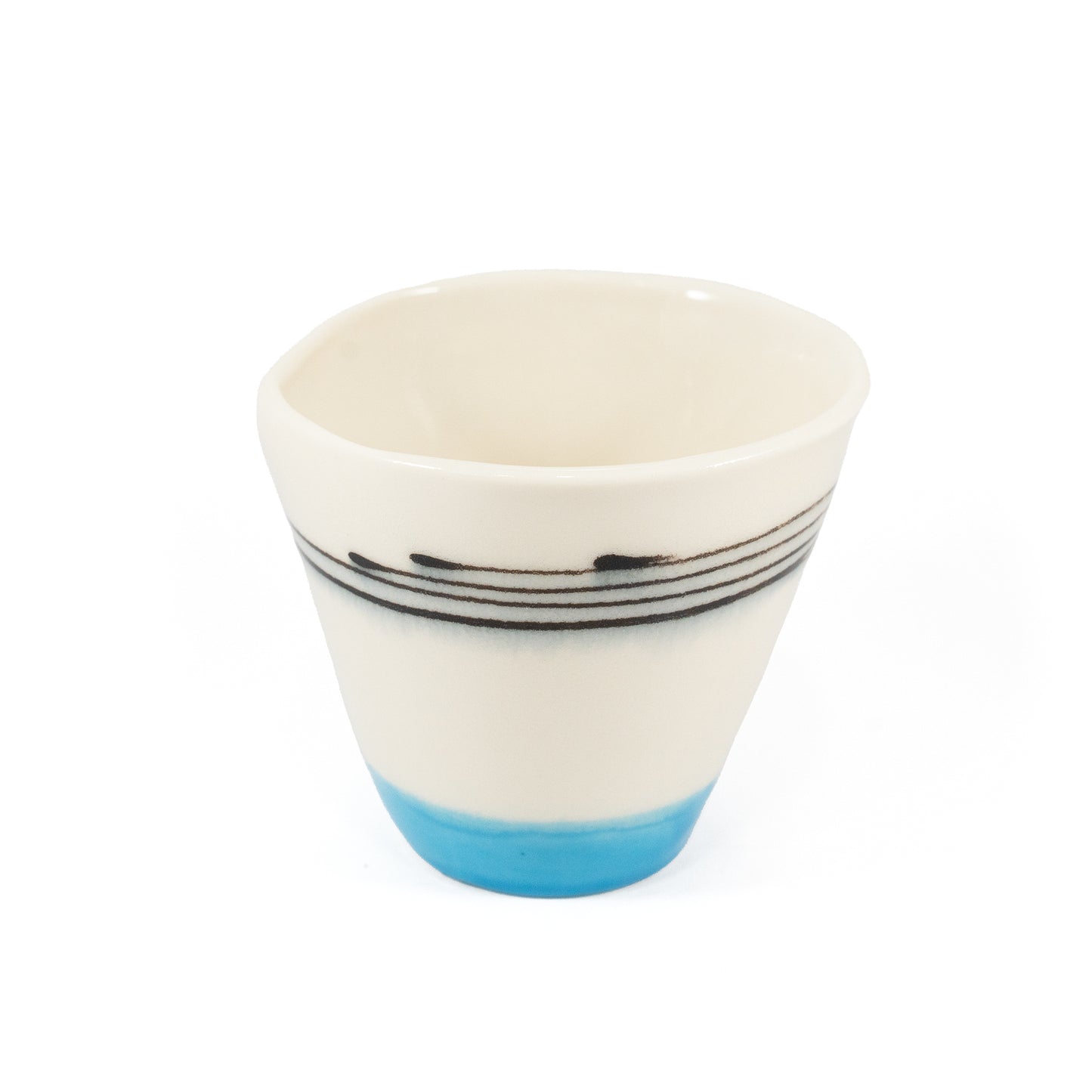 Line and Color Bottom Sipping Cup