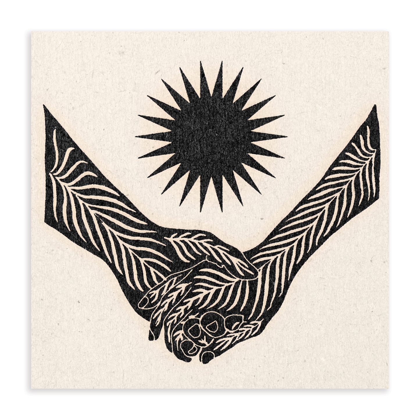 Love Hands Clasped Print