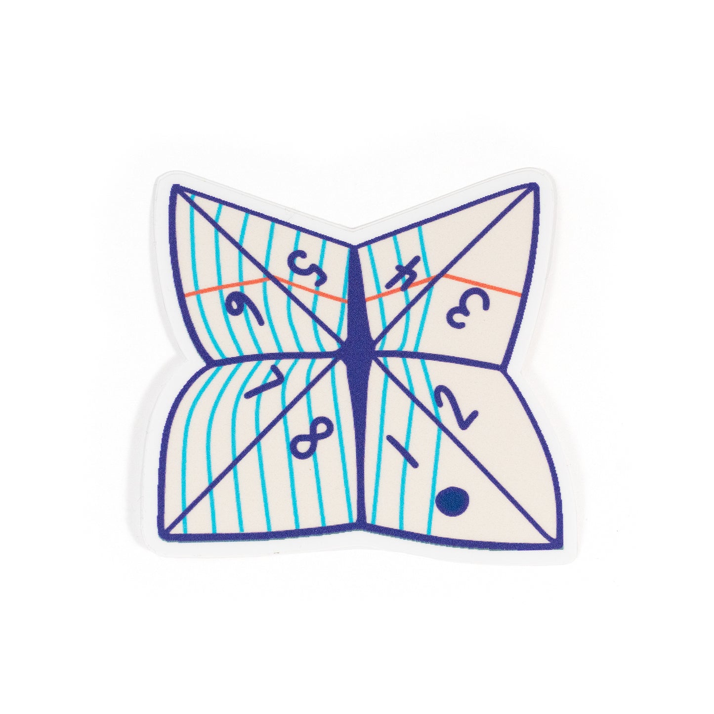 Paper Fortune Teller Sticker