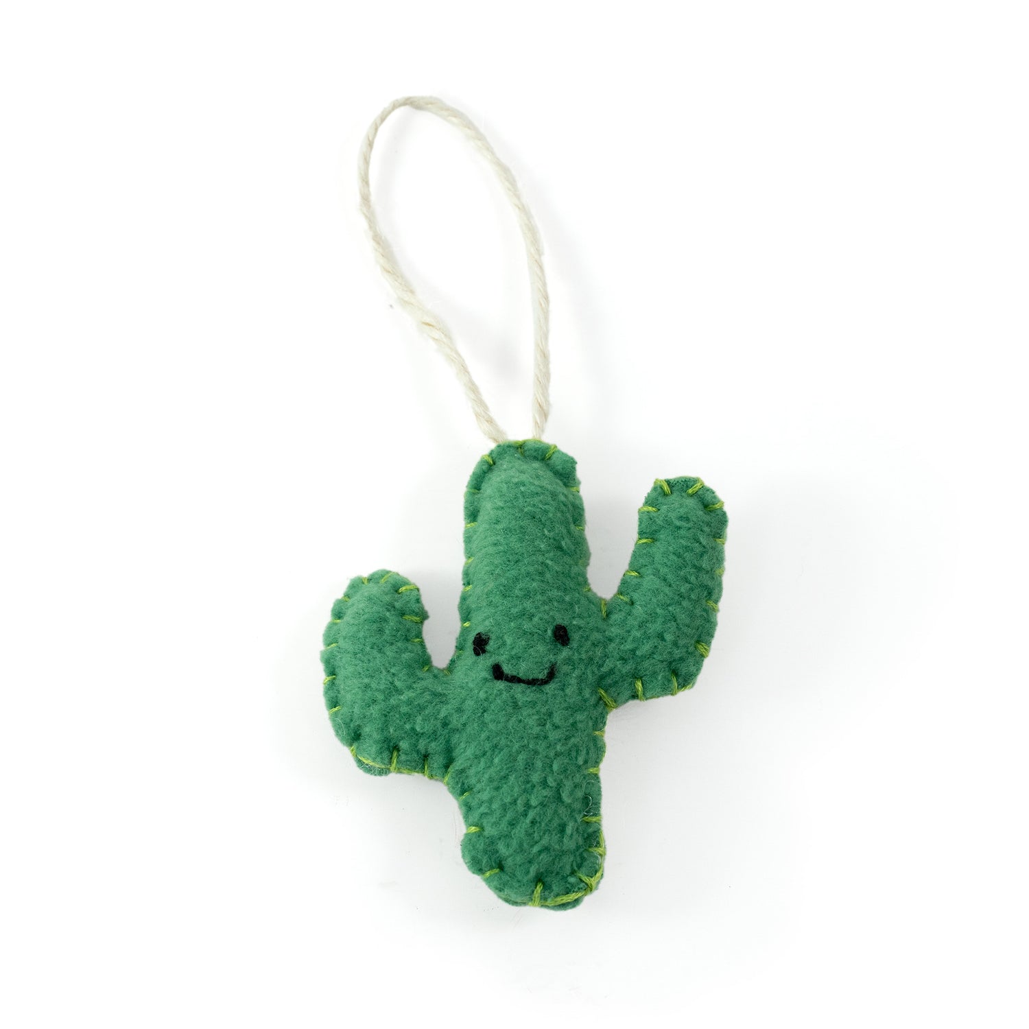 Felt Plush Happy Saguaro Ornament – MADE Art Boutique