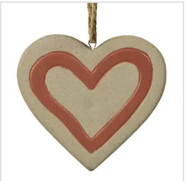 Ceramic Hanging Heart