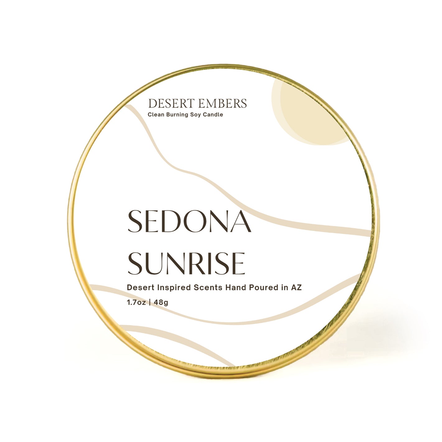 Sedona Sunrise Travel Tin Candle