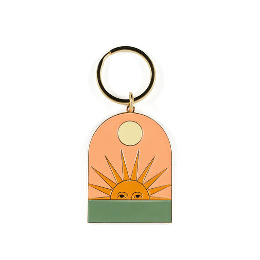 Setting Sun Keychain