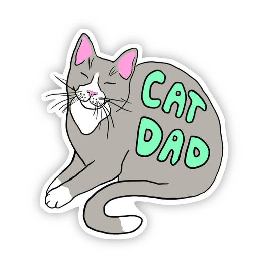 Cat Dad Sticker