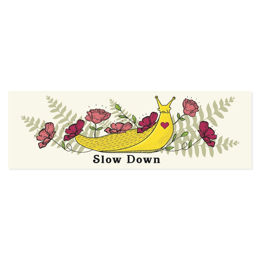 Slow Down Slug Vinyl Sticker