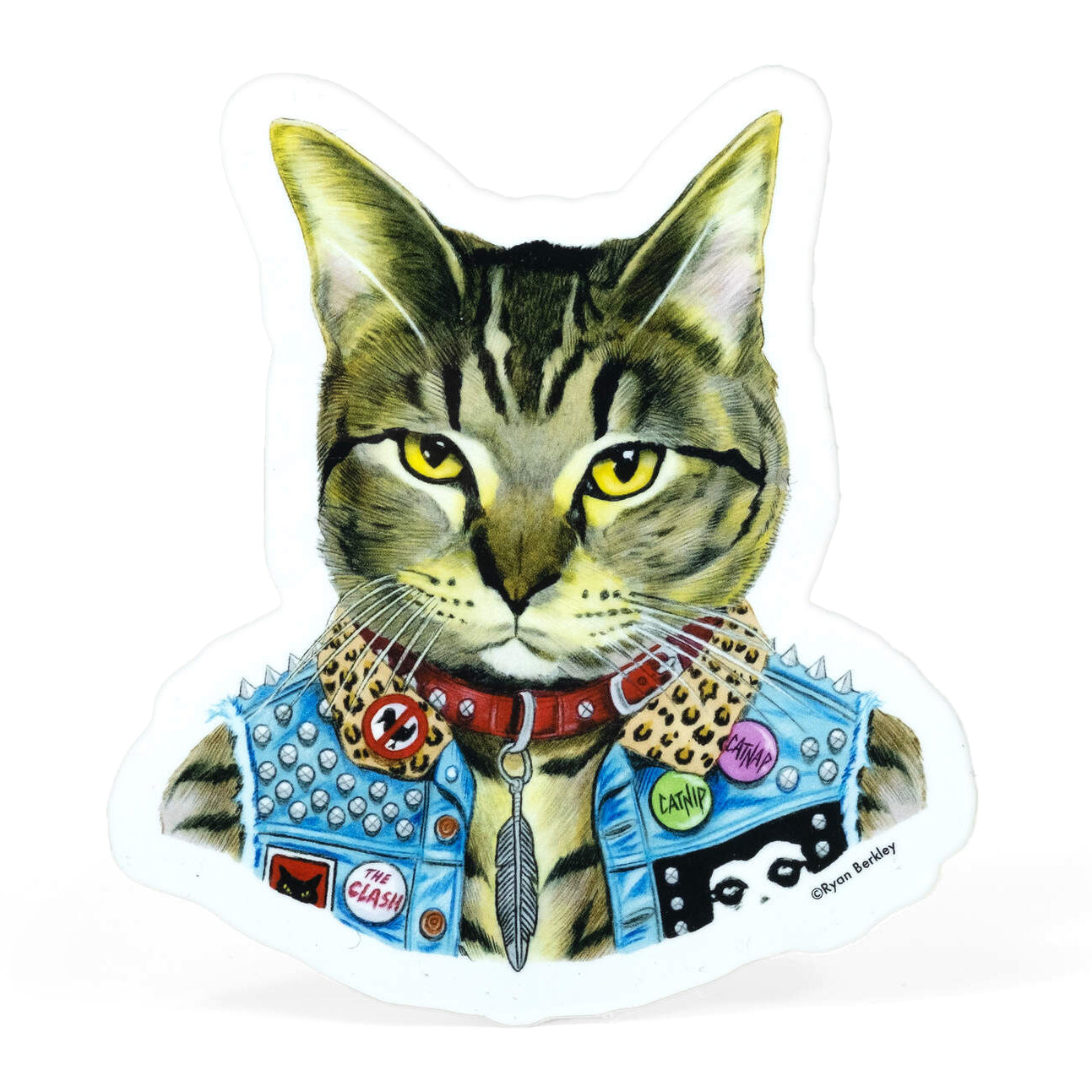 Punk Cat Sticker