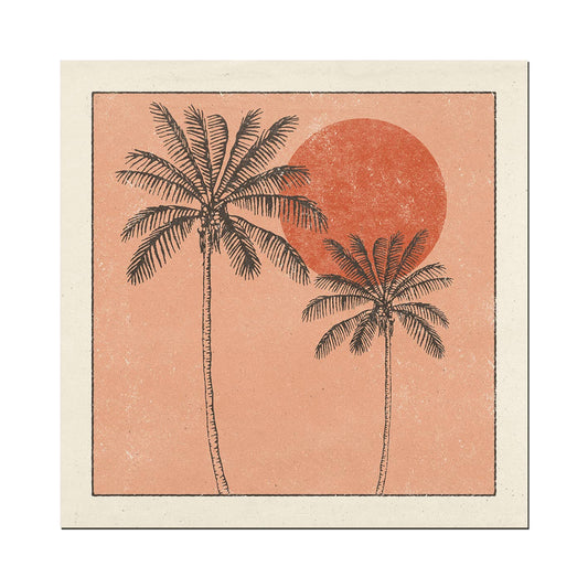 Golden Palms Print