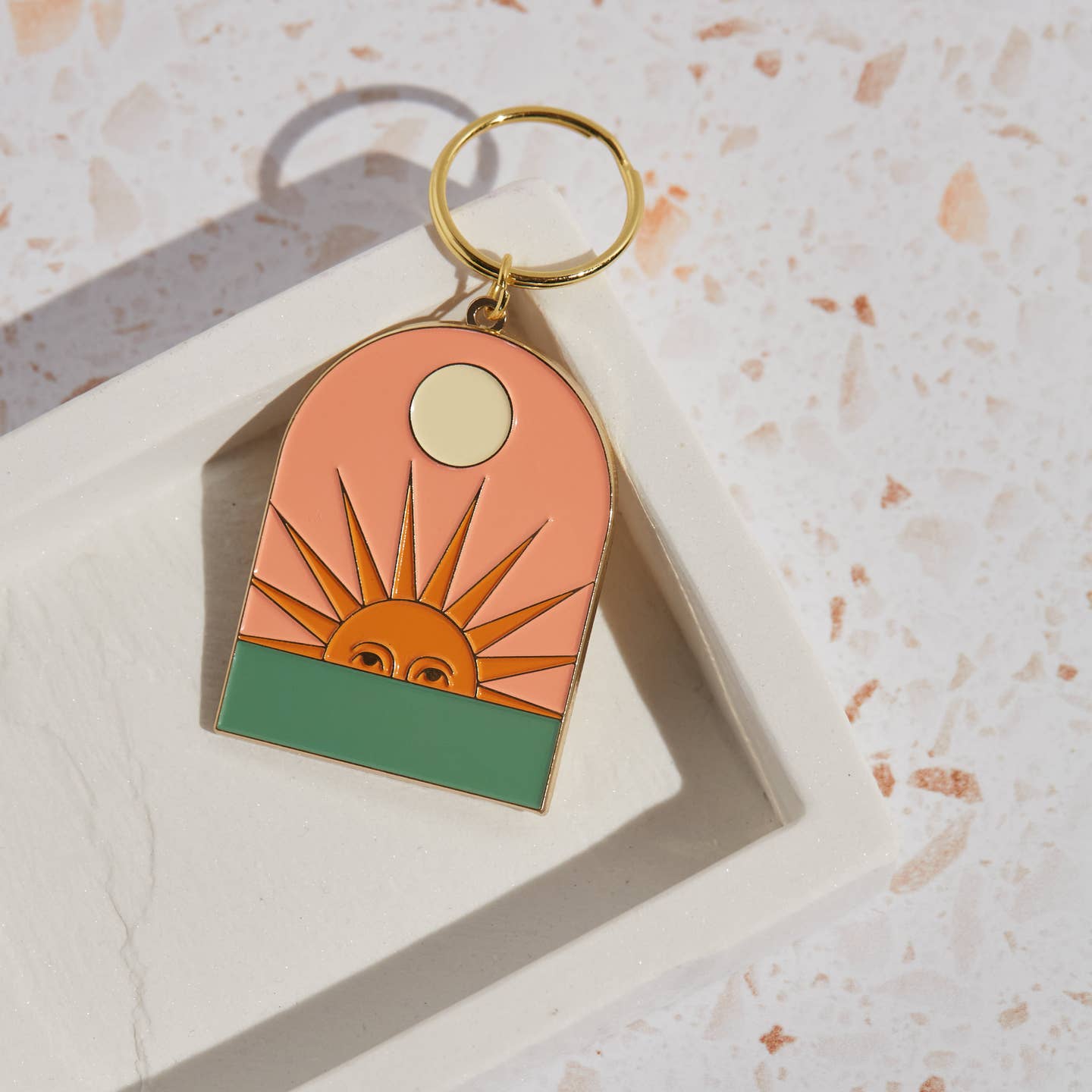 Setting Sun Keychain