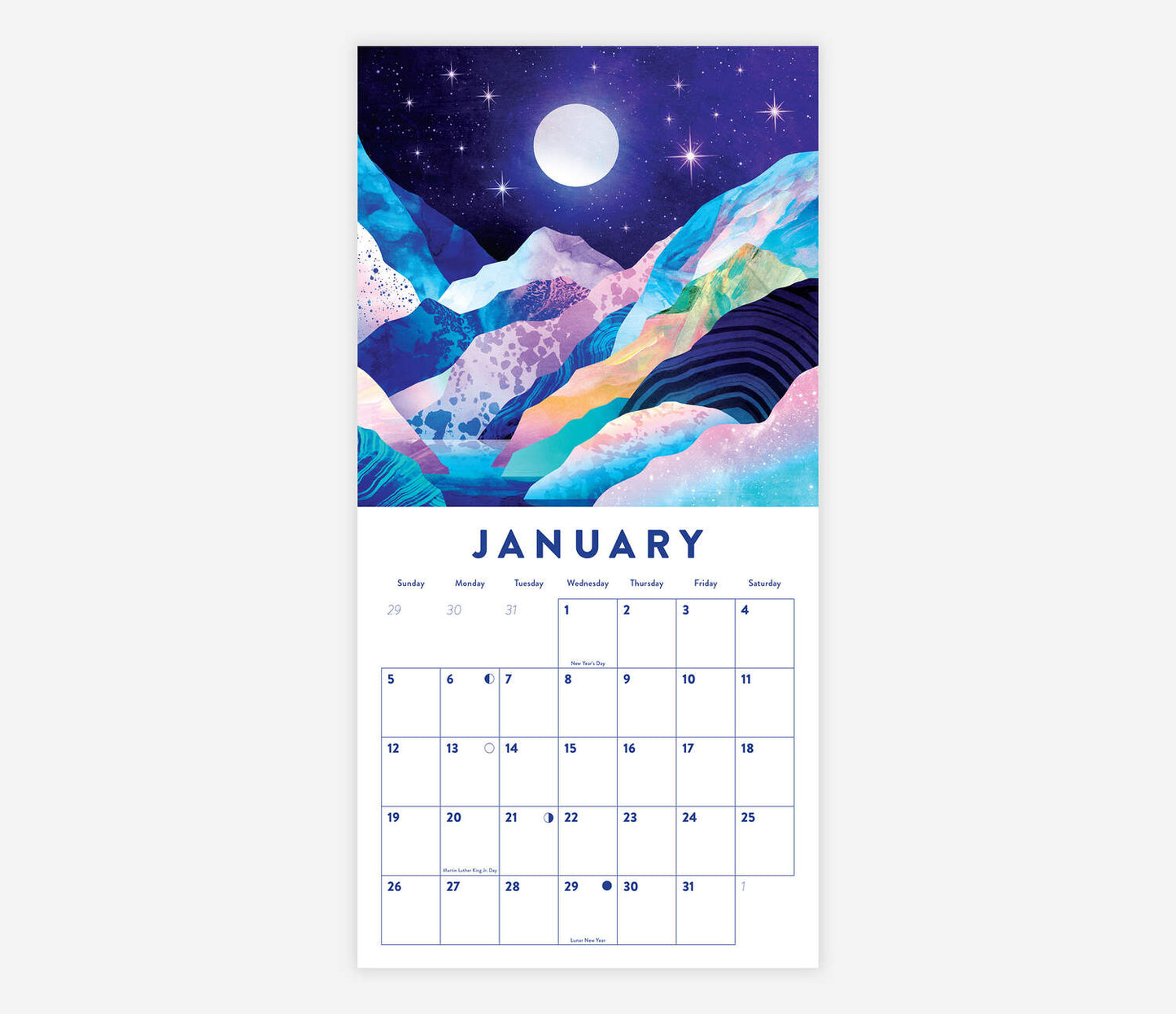 Colorful Landscapes Calendar