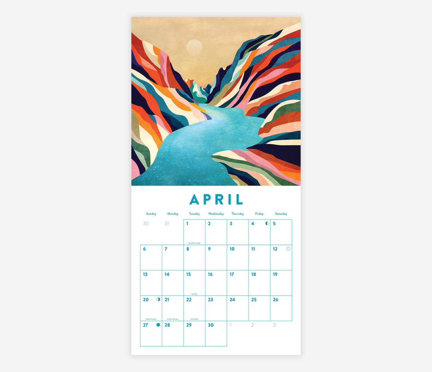 Colorful Landscapes Calendar