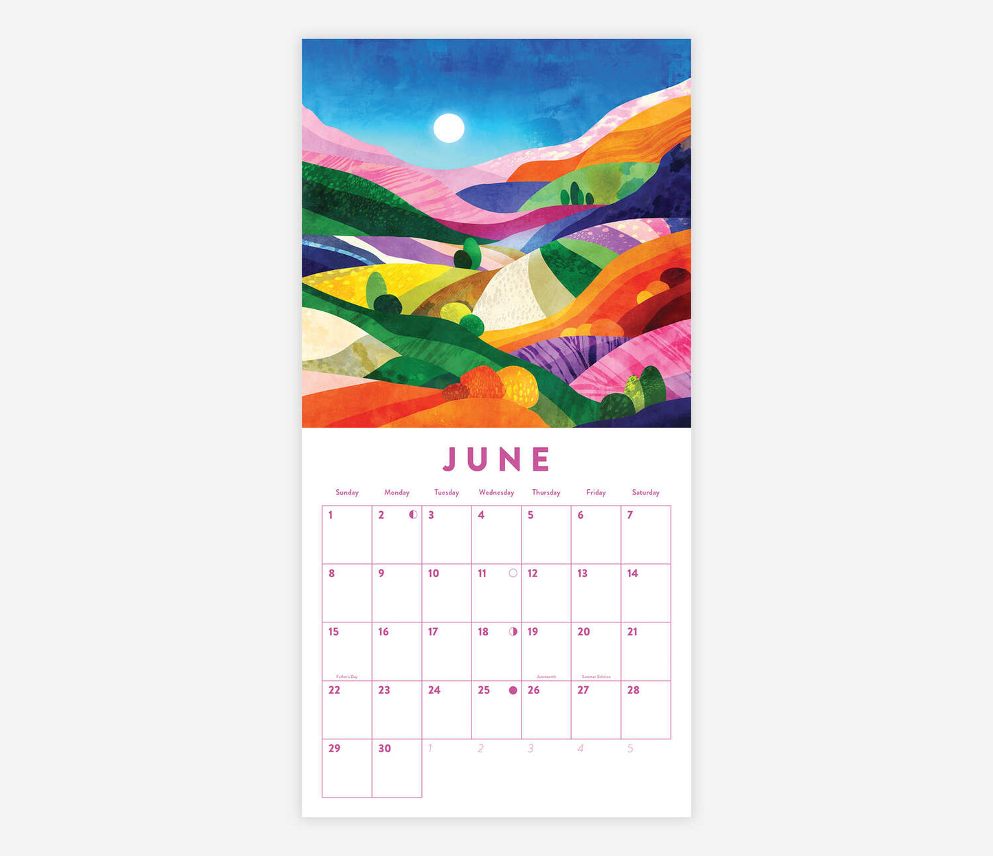 Colorful Landscapes Calendar