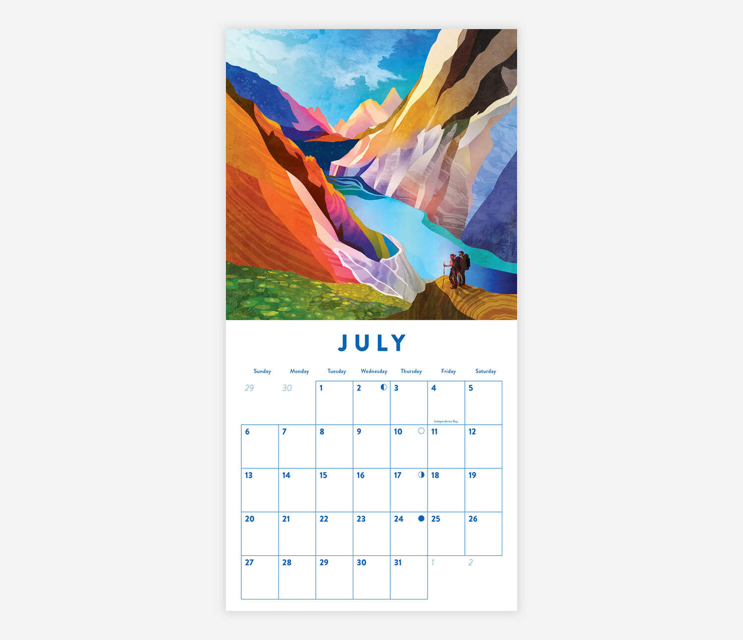 Colorful Landscapes Calendar