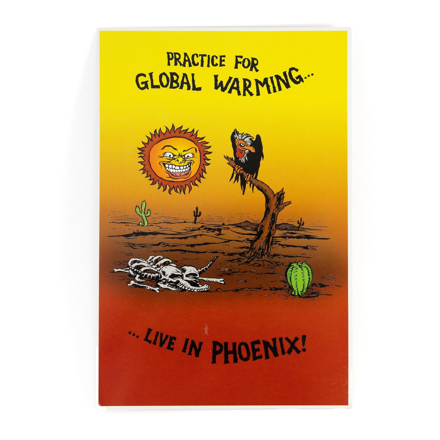 Practice for Global Warming Postcard