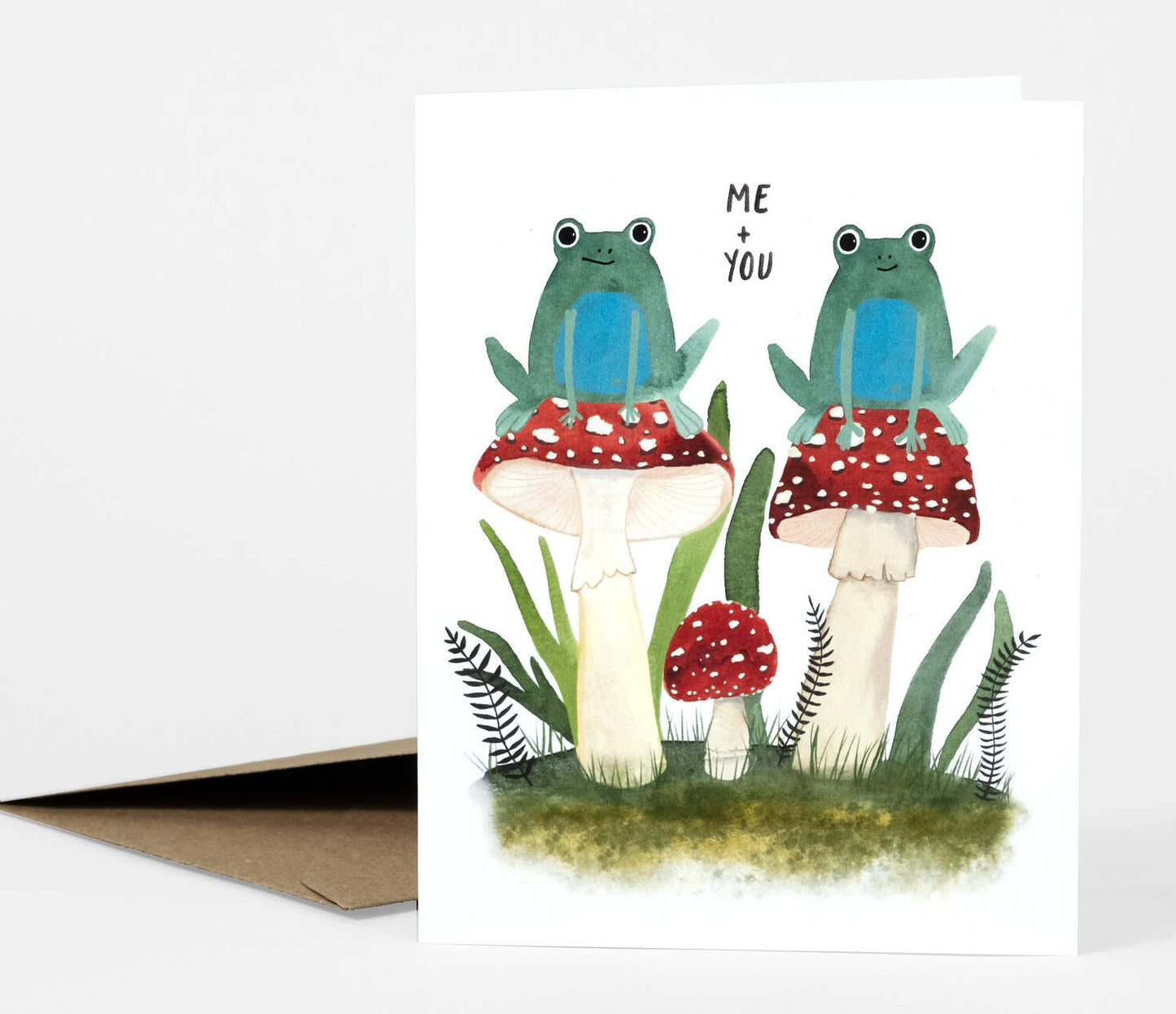 Me And You Frogs Card