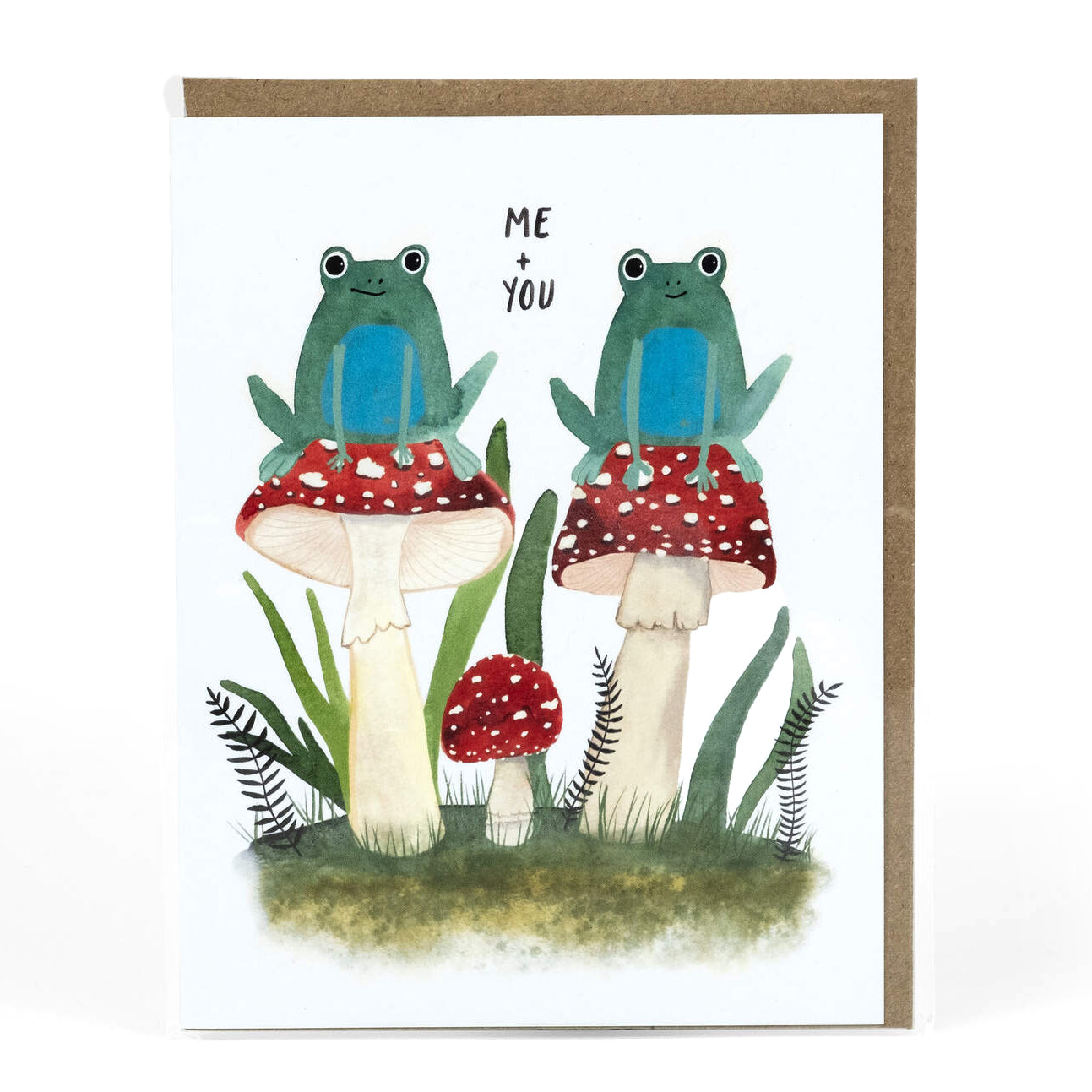 Me And You Frogs Card