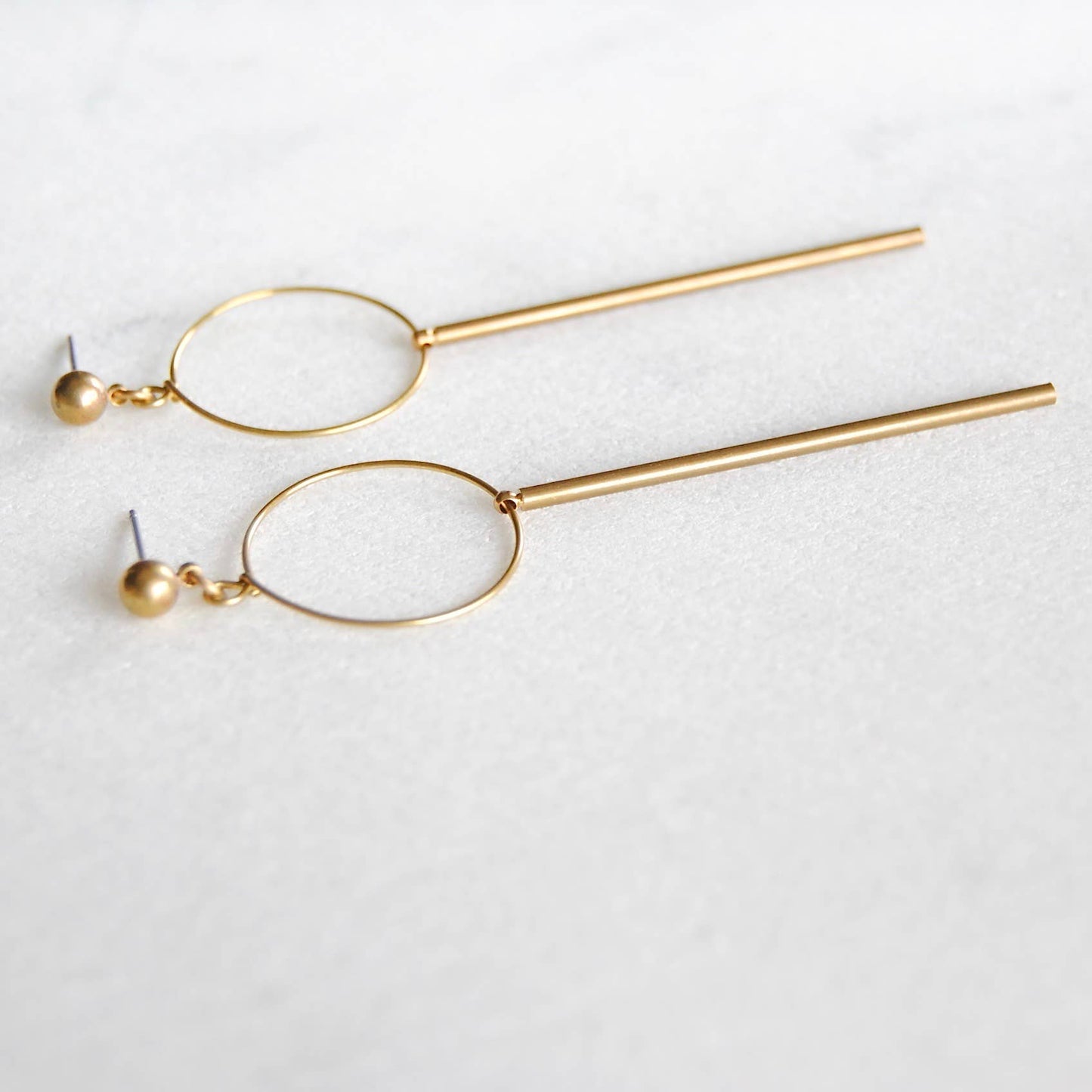 Small Stick Dangle Earrings