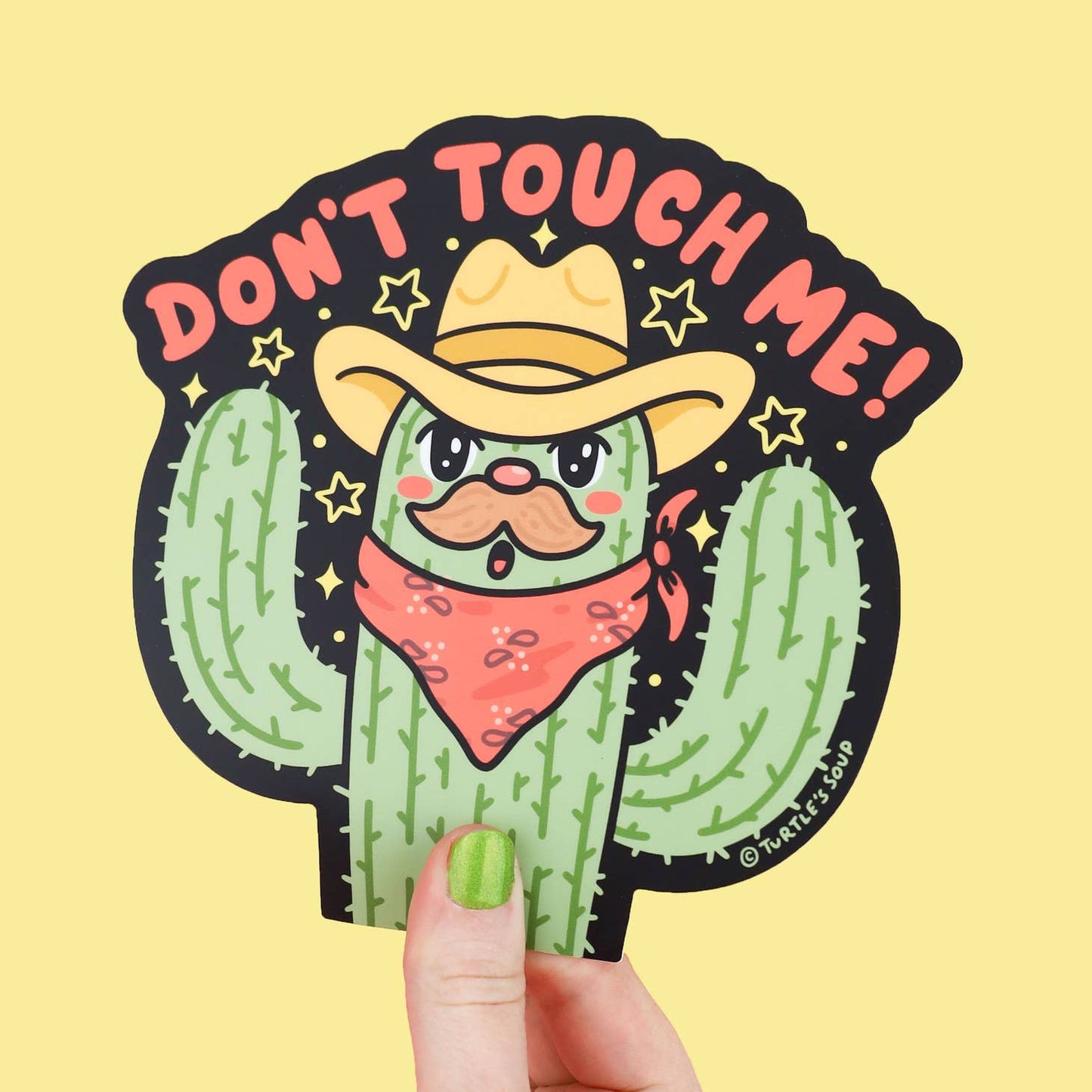 Don't Touch Me Sticker