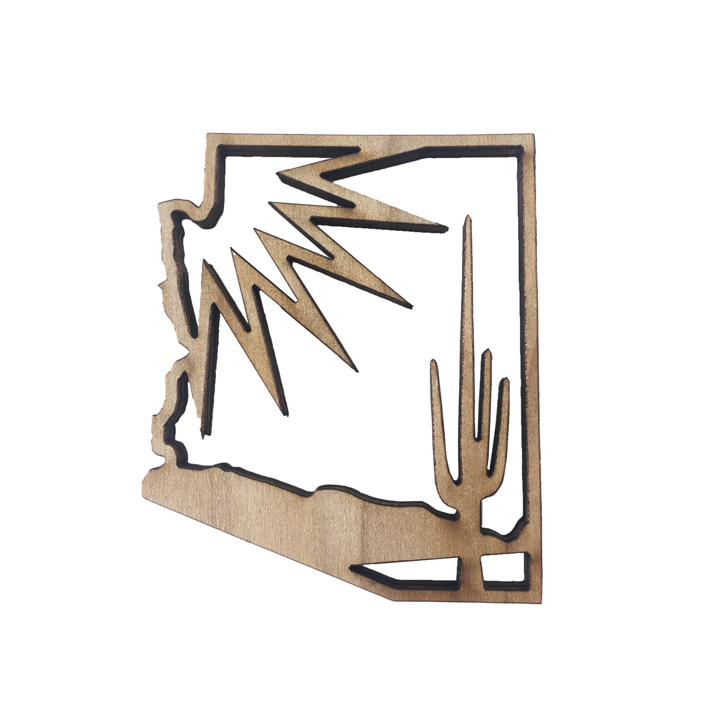 Arizona State Saguaro and Sun Magnet