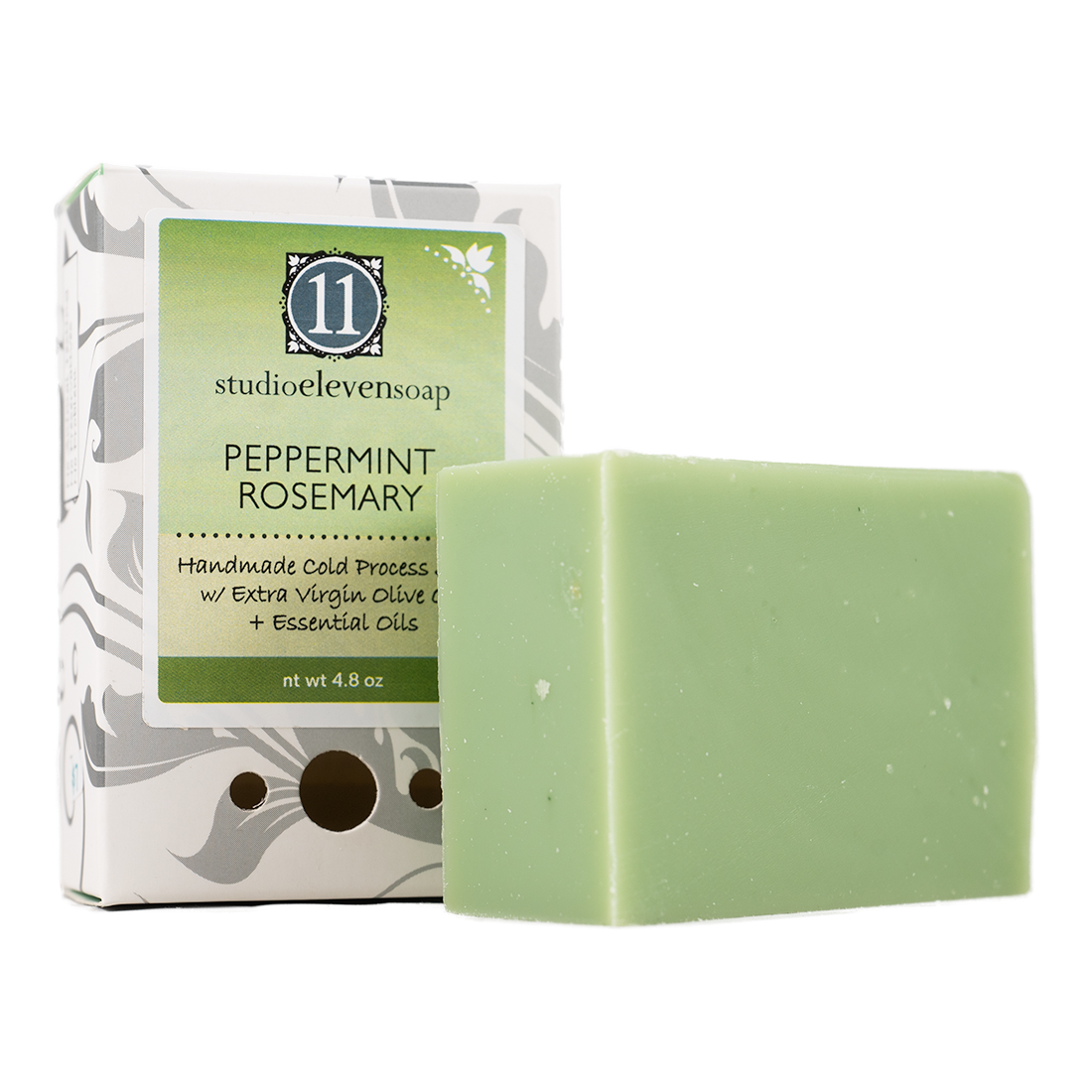 Peppermint Handcrafted Cold Pressed Soap