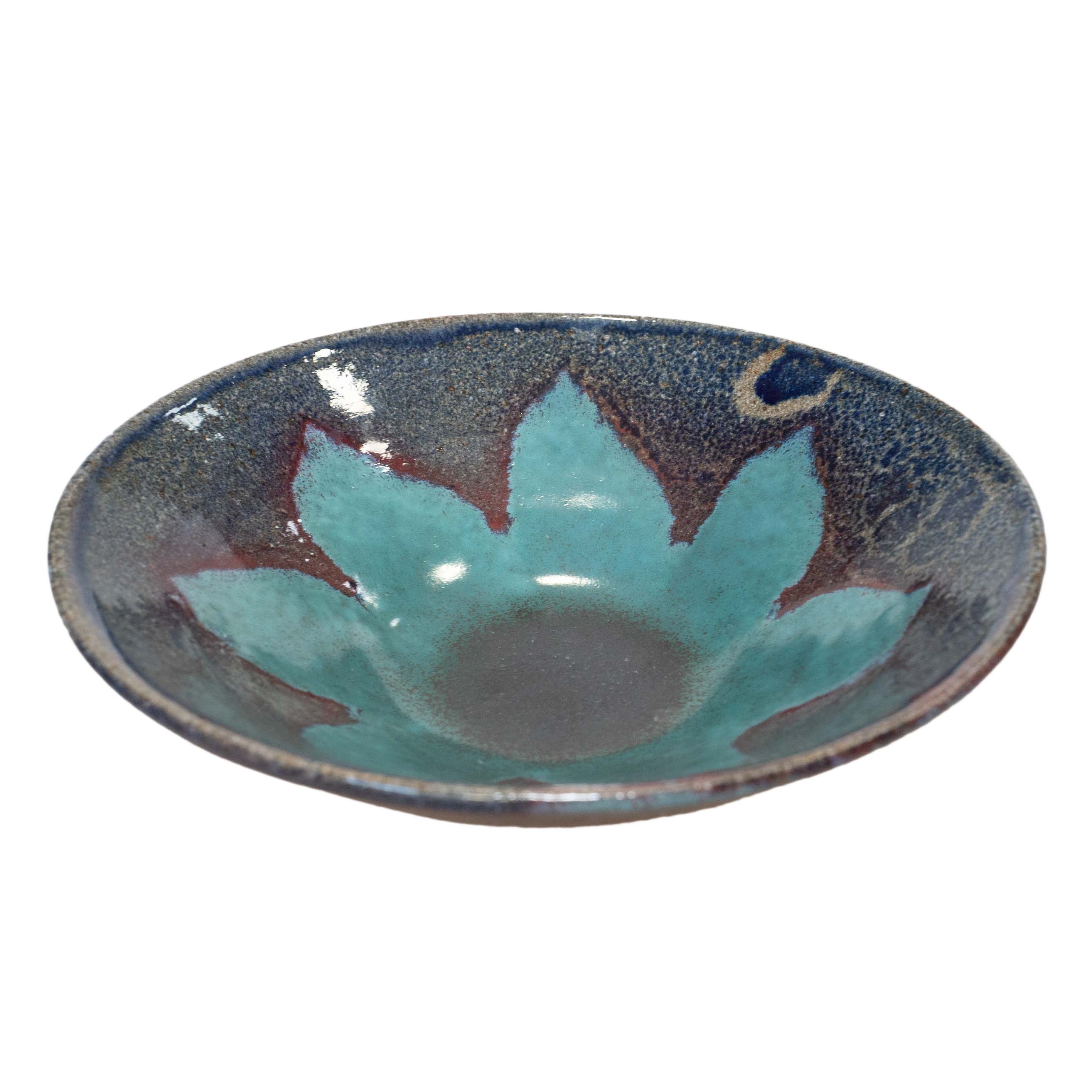 Lotus Flower Handmade Glazed Ceramic Bowl – MADE Art Boutique