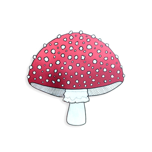 Mushroom Clear Sticker