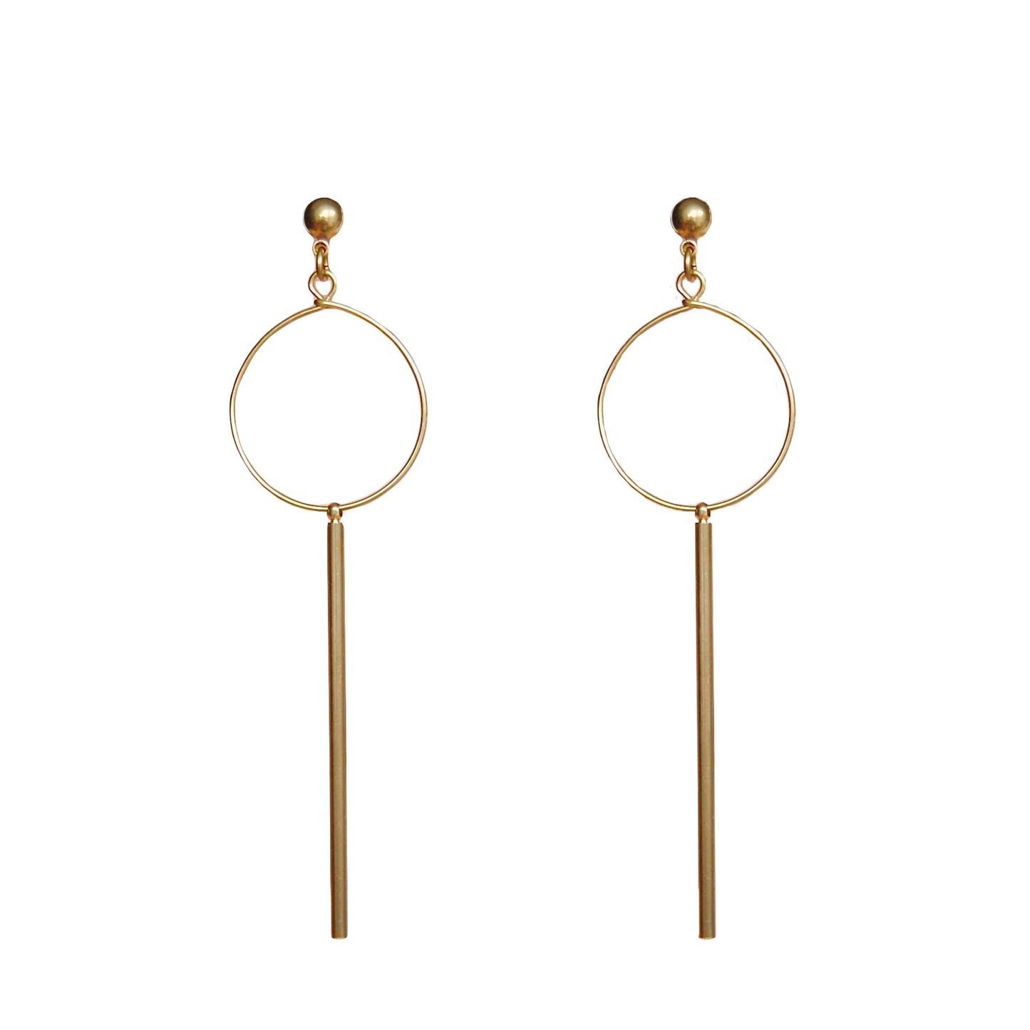 Small Stick Dangle Earrings