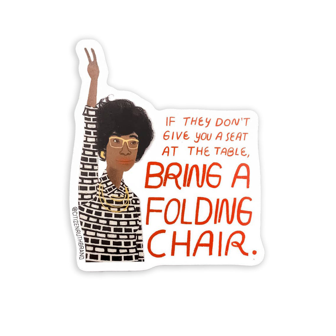 Shirley Chisolm Sticker